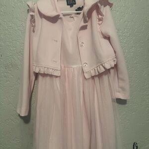 Lilt Light Pink Kids Jacket and Dress Set